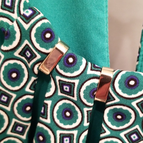 White House Black Market Print Sleeveless Top in S - Picture 4 of 8